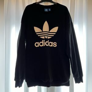 Adidas Black Crew Sweatshirt